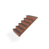 Escalier extérieur en acier corten activé 1,5 M