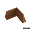 Angle costière en acier corten activé