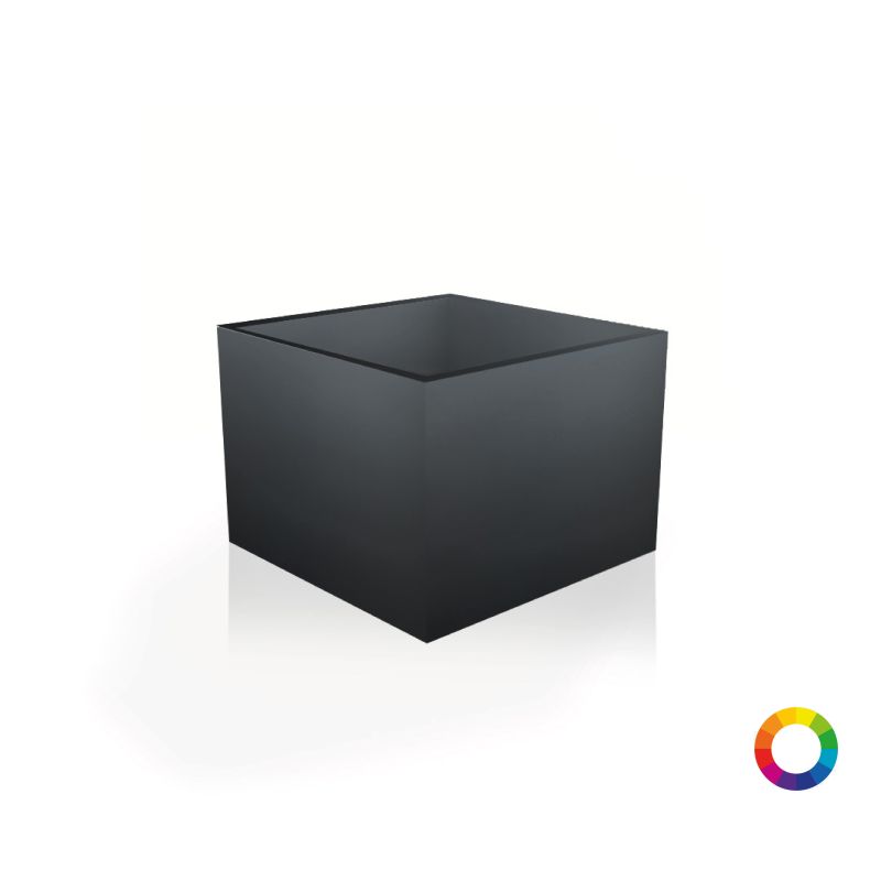 Bac de jardin carré en acier peint