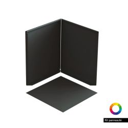 Bac de jardin rectangle en acier peint