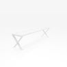 Mobilier de jardin design : banquette Treccia - design Outsign - couleur blanc