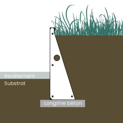 Costière arbre à pluie en aluminium, instructions claires pour une installation facile et fiable.