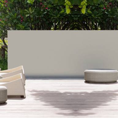 Brise vue en aluminium peint - rectangle