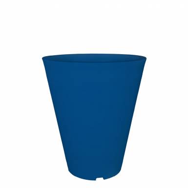 pot-de-fleurs-plastique-vase-bleu-signalisation-Les-Serruriers-du-Paysage